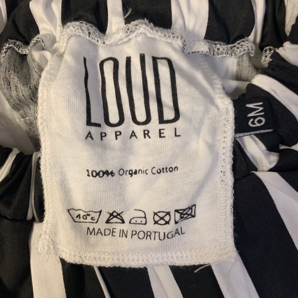 Loud Apparel Striped Ruffle Bloomers - Picture 3 of 3